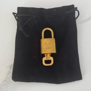 Brass lock with key